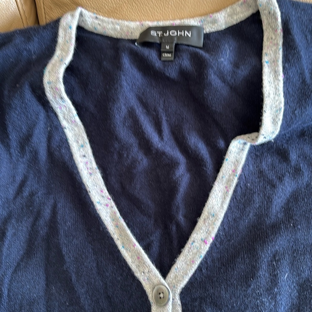 St. John cashmere top